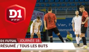 D1 Futsal, Journée 18 : Tous les buts