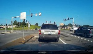 La frayeur pour ces occupants de ce SUV après l'accident d'un semi-remorque