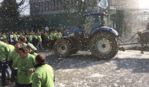 Les agriculteurs manifestent