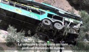 Accident d'autocar au Pérou: au moins une quarantaine de morts