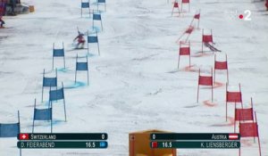 JO 2018 : Ski alpin - Equipes mixtes : La Suisse en or devant l'Autriche