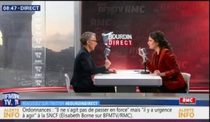 SNCF: "Personne ne parle de privatisation, ni aujourd'hui, ni demain", assure la ministre des Transports