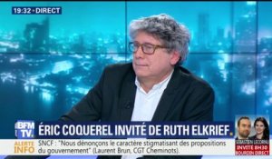 "Ceux qui cassent la SNCF" sont ceux qui "vont bloquer la France", dit Eric Coquerel (LFI)
