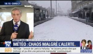 Neige: "Il faudra une semaine pour revenir complètement au niveau initial", estime le maire de Montpellier