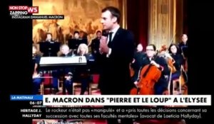 Emmanuel Macron lit Pierre et le Loup à l'Elysée (vidéo)