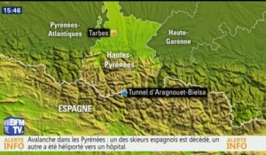 Pyrénées: ce que l'on sait sur les cinq skieurs emportés par une avalanche faisant un mort et un blessé