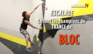 Escalade : ce sont les champions de France de bloc
