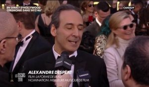 Alexandre Desplat sur le Tapis rouge - Oscars 2018