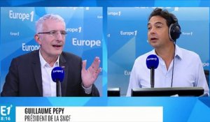 SNCF : Guillaume Pépy en a "assez du 'cheminot bashing'"