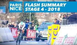 Flash Summary - Stage 4 - Paris-Nice 2018