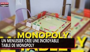 Un menuisier crée une incroyable table de Monopoly (vidéo)