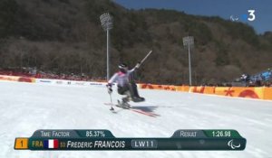 Super-G Hommes (Assis) : Frederic François en argent aussi ! - Jeux Paralympiques