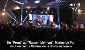 Marine Le Pen veut rebaptiser le FN "Rassemblement national"