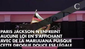 PHOTOS. Paris Jackson se filme... en train de fumer un énorme joint