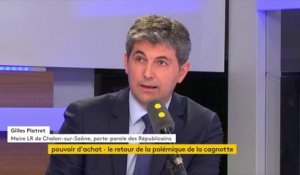 Cagnotte fiscale : "Quand je vois comment Benjamin Griveaux a fait exploser l'endettement dans la ville de Chalon-sur-Saône et qu'il nous donne des leçons de vertu budgétaire, il y a un fossé qui m'interpelle", dénonce Gilles Platret