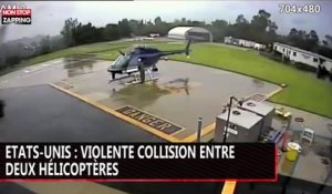 Etats-Unis : deux hélicoptères de la police détruits après une collision (vidéo)