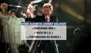 Que contient le dernier album de Johnny Hallyday?