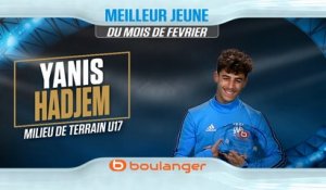 Yanis Hadjem remporte le trophée Boulanger du meilleur jeune du mois