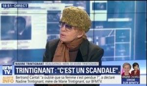 "Tous les concerts de Bertrand Cantat me choquent", a déclaré Nadine Trintignant, la mère de Marie Trintignant