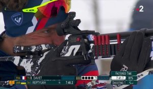 Jeux Paralympiques - Biathlon 15 km hommes - Benjamin Daviet en argent !