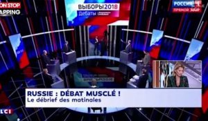 Élection présidentielle en Russie : Un débat tourne à la bagarre (vidéo)