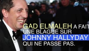 Johnny Hallyday : Gad Elmaleh ose une blague qui ne passe pas