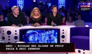ONPC : Nicolas Rey glisse un petit tacle à Eric Zemmour (vidéo)