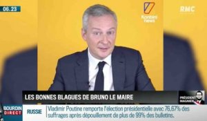 La bonne blague de Bruno Le Maire - ZAPPING ACTU DU 19/03/2018