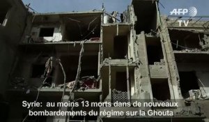 Au moins 13 morts dans des bombardements dans la Ghouta