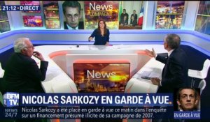 Soupçons de financement libyen: Nicolas Sarkozy en garde à vue (1/2)