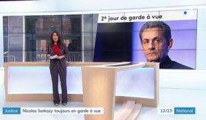 Toujours en garde à vue, Nicolas Sarkozy a passé la nuit à son domicile