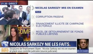 Soupçons de financement libyen: Nicolas Sarkozy mis en examen et placé sous contrôle judiciaire