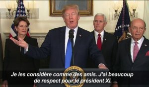 Trump signe des mesures contre les importations chinoises (2)