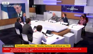 Nicolas Sarkozy sur TF1 : "Je l'ai trouvé éprouvé, affûté, il est déjà dans son procès" indique son ancien conseiller Frédéric Lefebvre