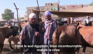 Dans le sud égyptien, Sissi incontournable malgré la crise