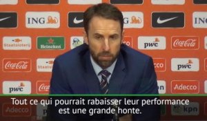 Amical - Southgate condamne le comportement des supporters anglais "honteux et inacceptables"