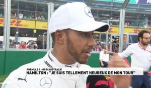 Grand Prix d'Australie - Qualifications - La réaction de Lewis Hamilton
