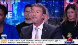 "Attention à l'insouciance alors que nous avons dans notre pays des milliers de personnes radicalisées", avertit Manuel Valls