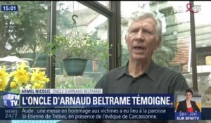 "On ne peut pas mieux se comporter, il n'y a pas de plus grand geste", l'oncle d'Arnaud Beltrame témoigne