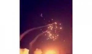 Missiles au-dessus de Riyad en Arabie Saoudite.. impressionnant !