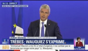 Laurent Wauquiez sur le terrorisme: "Je demande solennellement à Emmanuel Macron de sortir de sa coupable naïveté"