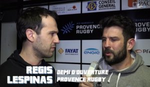 Provence Rugby / Aubenas : la réaction de Regis Lespinas