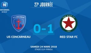 J27 : US Concarneau - Red Star FC (0-1), le résumé