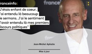 Jean-Michel Aphatie :"J’étais enfant de choeur. J’ai entendu là beaucoup de sermons. J’ai le sentiment  d’avoir entendu là mes premiers discours politiques"