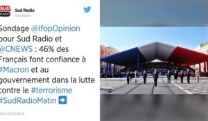 Pour 58% des Français, le gouvernement « ne met pas tout en œuvre pour lutter contre le terrorisme ».