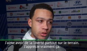 31e j. - Depay : "J'aime combiner et avoir de la liberté"