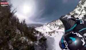 Wingsuit : un incroyable vol filmé avec une caméra à 360° (vidéo)