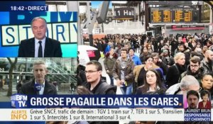 Grève SNCF: la mobilisation a provoqué une grosse pagaille dans les gars
