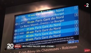 Grève à la SNCF : de la banlieue parisienne à Saint-Étienne