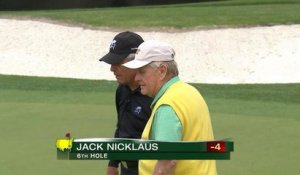 Golf - Masters d'Augusta - Sublime birdie de Jack Nicklaus lors du concours de par 3